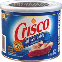 CRISCO VEGETABLE GREASE, 15 OZ.
