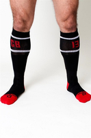 VIPER SOCKS BLACK/RED, ONE SIZE
