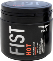 FIST HOT BY MISTERB SILICONE BASE-JELLY, HOT EFFECT,200 & 500 ML.
