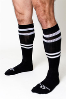 STRYKER SOCKS BLACK/WHITE, ONE SIZE
