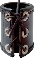 LEATHER BALLSTRETCHER 5 CM HIGH, LACED