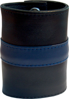 WRIST BLUE STRIPE, 7 CM, 3 SNAPSTUDS