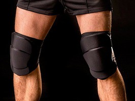 KNEE PADS BLACK, NEOPRENE