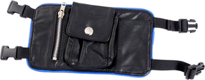 BICEP STRAP WITH WALLET, BLACK OR BLACK BLUE