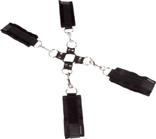WRIST & ANKLE STRAPS NYLON WRIST & ANKLE STRAPS, BLACK